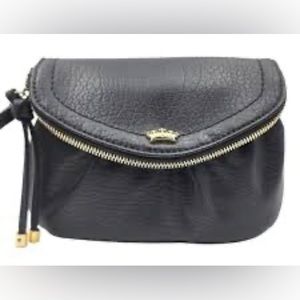 Juicy Couture Wristlet Clutch Black with Hot Pink‎ Interior